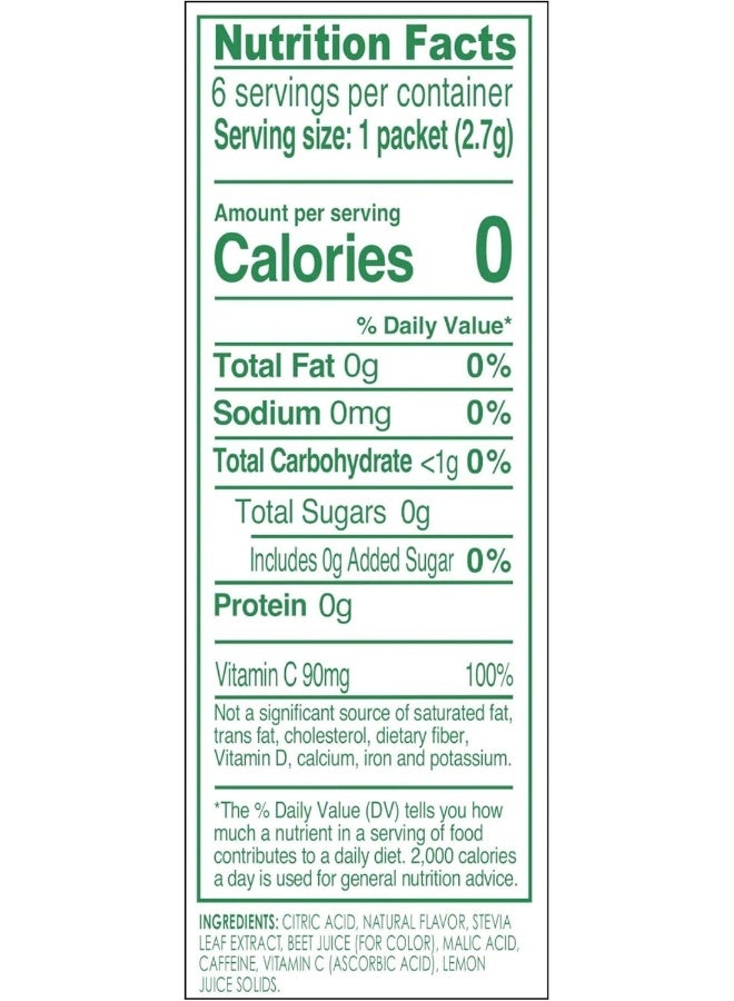 True Citrus True Lemon (Energy Drinks) Wild Cherry Cranberry 4 Boxes, 24ct instant powdered drink mix packets, by True Citrus - Image 2